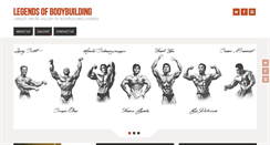 Desktop Screenshot of legendsofbodybuilding.com